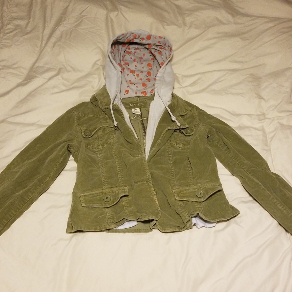 Girls jacket with hoodie